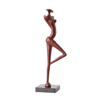 Human Figure Sculpture Decorative Human Sculpture Textured for Bookshelf