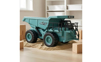 Self-Unloading Excavation Dump Truck Toy Rugged Wheels Die-Cast Dump Truck Thick Tire Pattern Detailed Cab