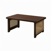 Folding Floor Table Foldable Design Japanese Design and Look Folding Table Portable Sturdy for Minimalists, Students