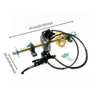 Mini Kart Rear Shaft Brake Kit Easy to Install Vehicle Part Direct Replacement