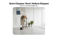 Floor-Standing Suit Rack Multi-Functional Garment Stand Vintage design With Accessory Tray for Adults, Professionals, Office