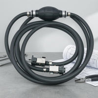 Quick-Connect Marine Fuel Hose Assembly with Primer Bulb Rubber Fuel Line Assembly with Primer Bulb Universal for Boat Owners