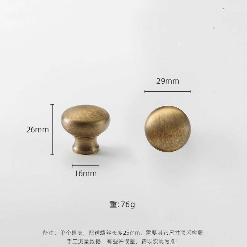 No 5 Mushroom Knob a