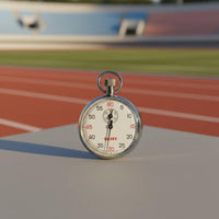 Mechanical Stopwatch 2-Button Control Mechanical Analog Stopwatch Manual Winding