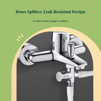 Brass faucet splitter, universal fit