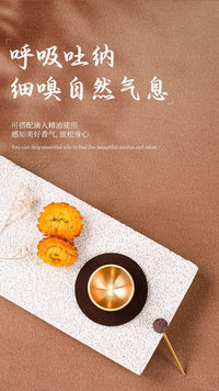 跨境迷你颂钵精油摆件手工铜钵音疗静心冥想舒缓解压送礼一件代发