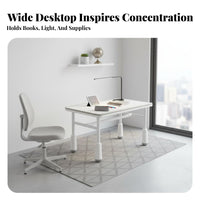 Height-Adjustable kids' Desk Multi-Multi-Age Use Height-Adjustable School Desk Set Ergonomic Design Rounded Corners for Home