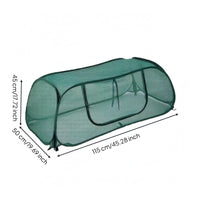 Raised Mesh Cover Cage Zippered Raised Bed Cover Foldable Vegetable Mesh Enclosure