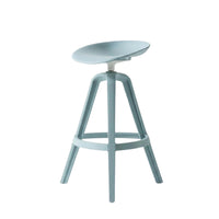rotating High Stool with Molded Seat Modern Design Counter Chair Easy to Clean Stable Base for Adults, Cafe, Bistro, Dining Room