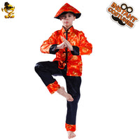 Traditional Chinese Children's Tang Suit Carnival Costume for Masquerade and Stage Performance