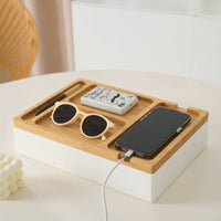 Phone Charging Station Organizer Modern Minimalist Entryway All-Purpose Tray