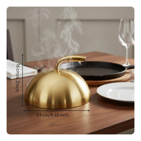 Stainless Steel Steak Cover Heavy Duty Round Steak Cover Easy to Clean for Chefs
