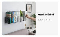 Floating Shelf Minimalist Design Picture shelf Space-Saving for Bedroom, Renters