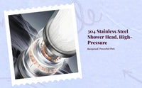 High-pressure stainless steel shower head