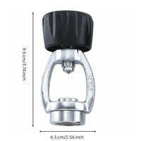 DIN to Yoke Adapter Sturdy Metal Body Diving Gear Compact Design for Divers