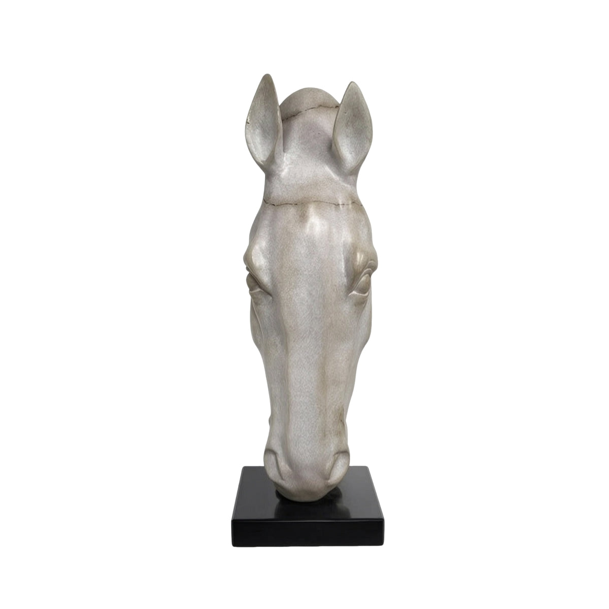 Abstract Horse Head Sculpture Modern Figurine Resin for Living Room, Homeowners