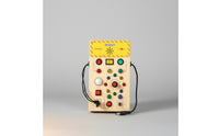 Busy Board with Sensory Switch Board Activity toy Skills for Travel, Preschool