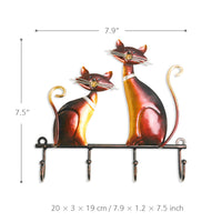 American Style Iron Wall Hook with Painted Animal Design