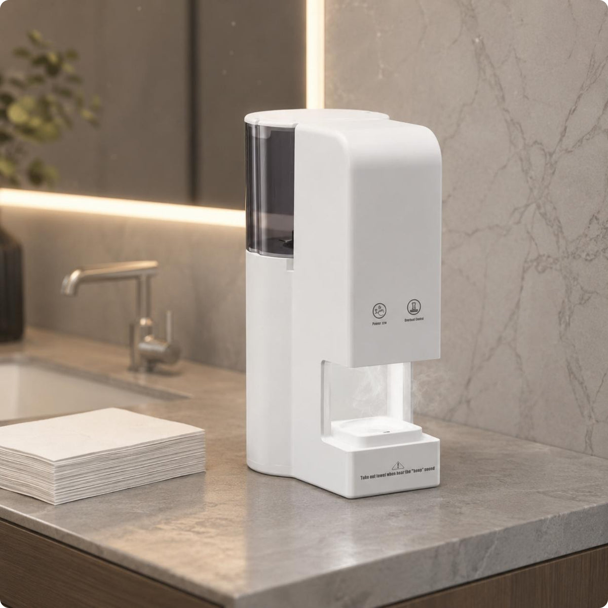 Disposable Towel Warmer Upright Design Wipes Warmer Dispensing Opening