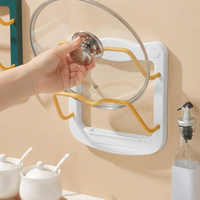 Wall Mounted Pot Lid Holder, Pan Lid Storage Organizer, Kitchen Storage and Organisation, Pot Lid Holder Wall Mounted, Pan Lid Holder Wall Mounted