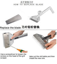 Heavy-Duty Aluminum BBQ Spatula and Tongs Set for Commercial Kitchen