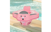 Padded Baby Swim Seat with Backrest Comfortable Baby Swimming Seat Buoyancy Aid Secure Swimming Buoyancy Aid Collar Stable for Toddlers