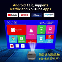 海外版投影仪卧室家用超高清可连手机投屏白天可用国际通用hdmi可投天花板投影机projector 海外升级性能版