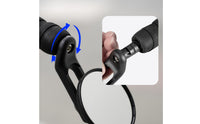 Adjustable Bike Mirror with Bar End Mount Round Bar End Mirror Rotatable Easy to Install for Commuting, Road Bikes