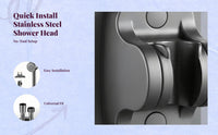 High-pressure stainless steel shower head