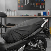 Scooter Seat Cover Dustproof Moped Seat Cover Stretchable for Outdoor Parking