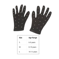 Figure Skating Gloves Soft Ice Skating Gloves Warm Sports Accessory for Kids, Women, Performance