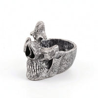 Skull Eyeglass Holder Creative Skull Glasses Stand Stylish for Desk, Nightstand