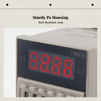 DH48S-S Digital Time Controller, Cycle Control Delay Timer, AC220V Display