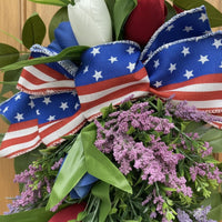 Independence Day Wreath Easy to Hang Independence Day Wreath Long-Lasting