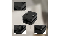 Matte Black Motorcycle Navigation Mount Adapter Universal Motorcycle Mount Adapter Compatible Bracket Sturdy for Motorcycles