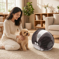 Collapsible Pet Drying Box Portable Pet Dryer Box Transparent Automatic for Dog Owners, Home Grooming, Apartment