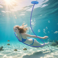 Coiled Snorkel Transparent Mouthpiece Breathing Tube Water Sports Gear Silicone