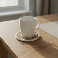 Ceramic Absorbent Coaster Non-Slip Absorbent Ceramic Coaster Protects Furniture Tableware Accessory for Kitchen Counter