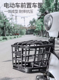 现货批发电动自行车塑料车筐收纳筐超大容量车篮子电瓶车菜篮车篓