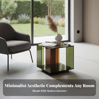 Open-Cube End Table Multi-Functional Pet Shelter Space-Saving for Bedroom, Study