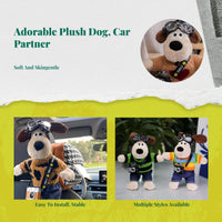 PVC dog bobblehead car decor