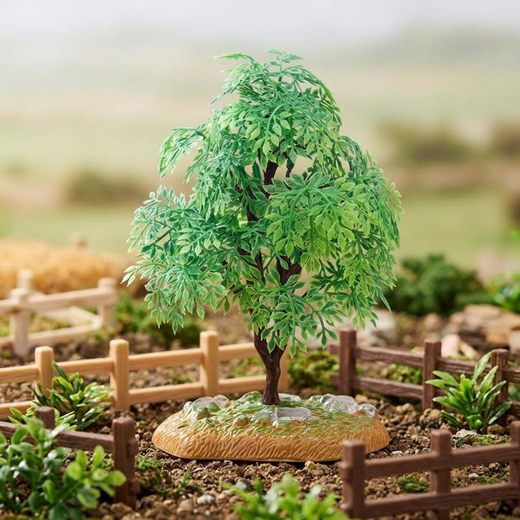 Toy Farm Accessories, Farm Play Set for 4-6 Year Olds, Kids Farm Toys with Toy Farm Vegetables, Pre-Assembled Miniature Farm Set