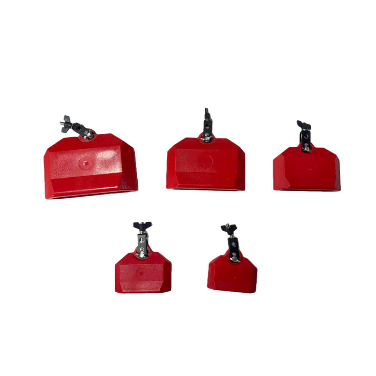 Mountable Percussion Blocks High and Low Pitch Tones Mountable Temple Blocks Good Sound Cowbell Substitute for Studio Sound Production, Band Practice