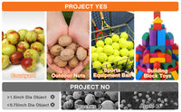 Fruit Picker with Side-Dump Nut Collector for Walnuts, Chestnuts, Golf Balls, and Ping Pong Balls