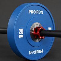 olympic barbell and bumper plates set