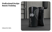 Heavy Duty Shock Absorption Calf Kicking Pad Multi-Layer Foam Padding Muay Thai Leg Target Long-Lasting Construction Sanda Combat Guard Easy to Wear for Fighters, Athletes, Instructor S, Sparring, Dojo, Gym, Workout