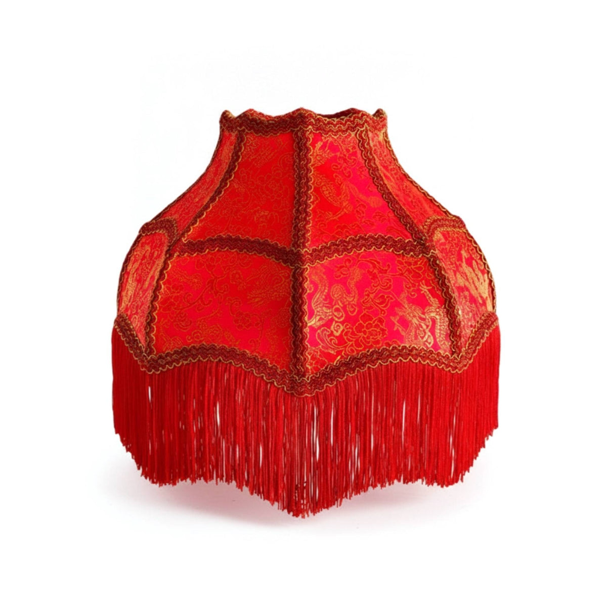 Light Shade with Tassels Tasseled Tassel Lampshade Structured Table Light Shade for Bedroom