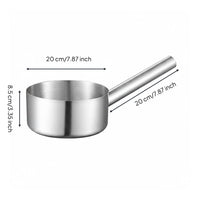 Long Handle Water Dipper Thickened Flat Bottom Water Dipper Food Flat Bottom Dipper for Caterers