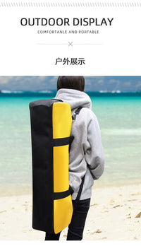 跨境热销脚蹼包PVC蛙鞋袋 简约纯色大容量游泳潜水脚蹼专用收纳袋