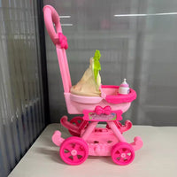 儿童过家家玩具推车婴儿早教益智女孩仿真娃娃手推车学步车购物车